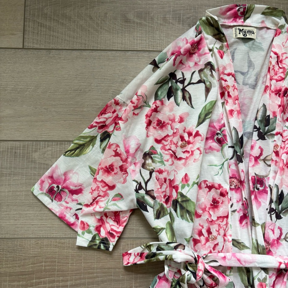 Show Me Your MUMU Brie Garden of Florals Kimono Robe - Picture 4 of 8